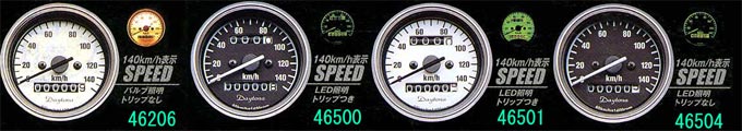 デイトナ・機械式メーター（スピードメーター・タコメーター