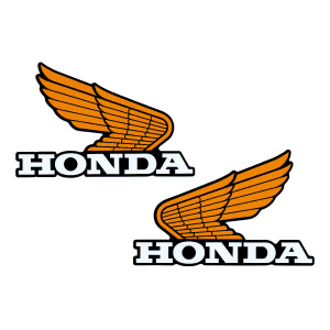 Honda オールドウイングステッカー バイクパーツ バイクグッズ通信販売